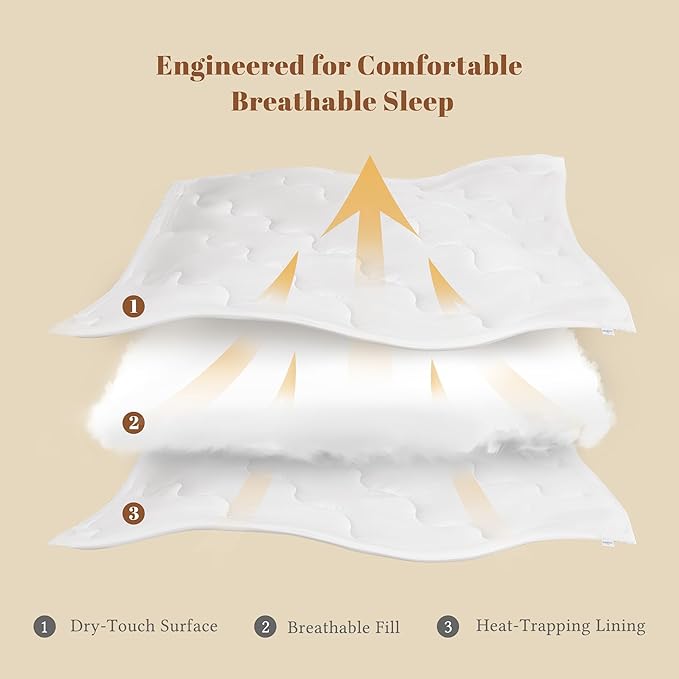 Queen Size Comforters Duvet Insert,Soft Down Alternative with Corner Tabs,Quilted Comforters for All Seasons,Machine Washable, Queen 88 x 88 Inches