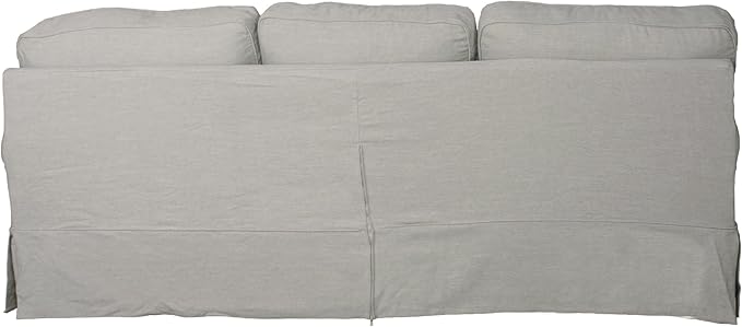 Sunset Trading Horizon Slipcovered Sofa, 85", Light Gray