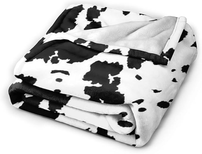 Cow Blanket for Adults, Cow Print Blankets and Throws, Cowhide Blanket for Girls, Cute Blankets for Teen Girls, Cow Print Stuff for Women, Highland Cow Decor for Bedroom, Cow Gifts for Women 50"x 60"