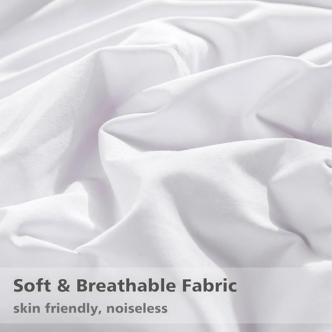 APSMILE Lightweight Down Feather Fibers Blanket, Summer Cooling Down Feather Fibers Comforter Full/Queen Size, Ultra-Soft Breathable Thin Bed Quilt Duvet with Satin Trim(Full/Queen, Cream White)