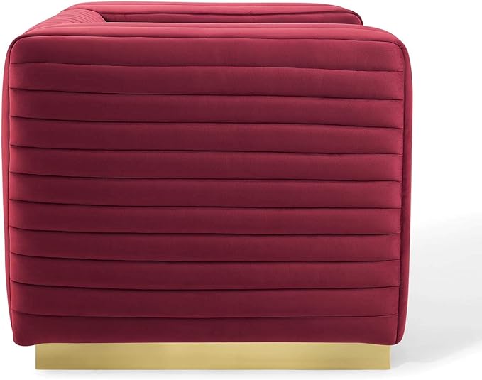 Modway Charisma chairs, Maroon