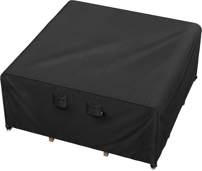 iBirdie Outdoor Patio Furniture Set Covers 86 x 86 inch Waterproof Weatherproof Square Cover, Heavy Duty 600D for Outside Dining Table and Chairs fit 7 x 7 ft, 85 x 83, 84 x 84 inch by iBirdie