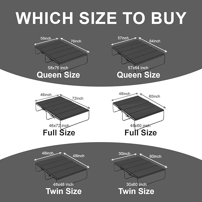 Imperius Heavy Duty Sofa Bed Support Board, Pull Out Couch Mattress Board, No Assembly Needed,Twin Size 30''x 60''