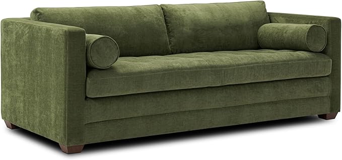 Poly & BARK Napa 82" Pull-Out Sofa Bed – Upholstered Sleeper Sofa with Storage Console and Hidden Mattress – Stylish Sofa Bed for Guest Rooms, Apartments, Living Rooms and More