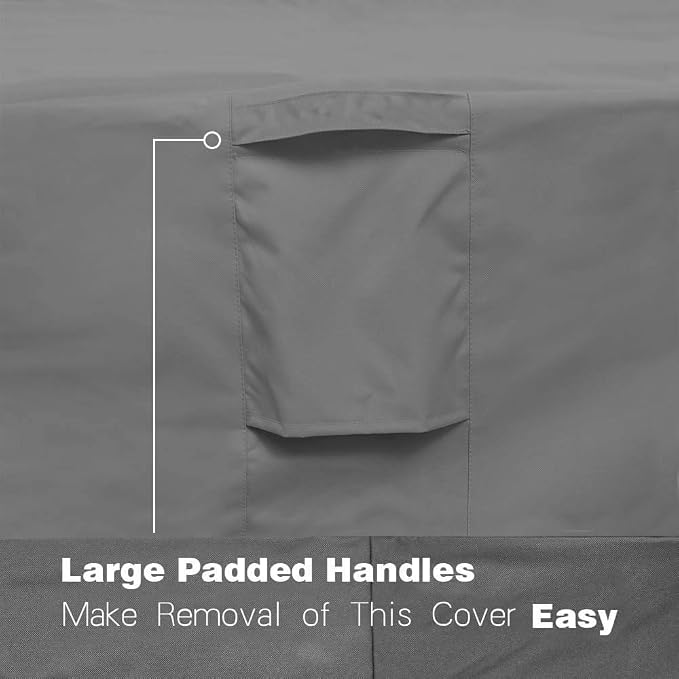 Vailge Patio Chair Covers, Lounge Deep Seat Cover, Heavy Duty and Waterproof Outdoor Lawn Patio Furniture Covers (4 Pack - Small, Grey) - Image 5