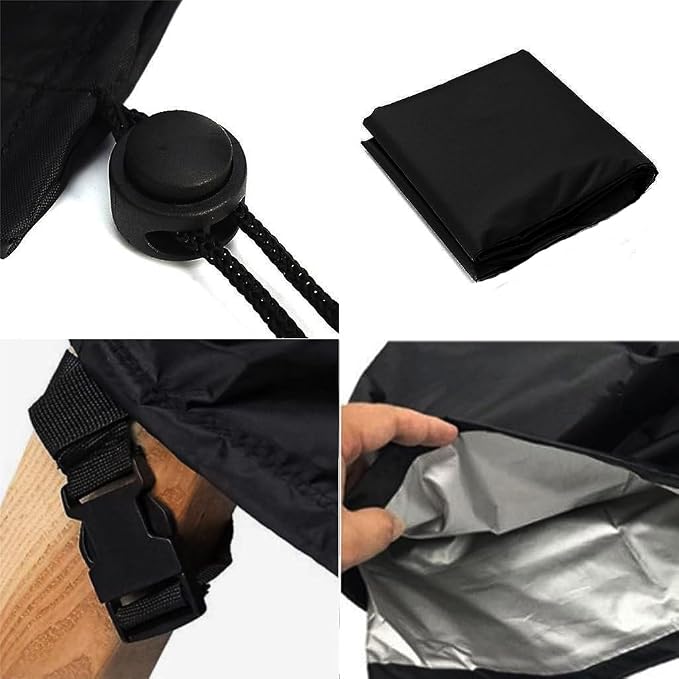 Patio Furniture Covers,Outdoor Furniture Cover Waterproof,Patio Furniture Set Covers for 4 Piece Outdoor Conversation Set,Patio Covers Set-XX-Large (Black) - Image 7