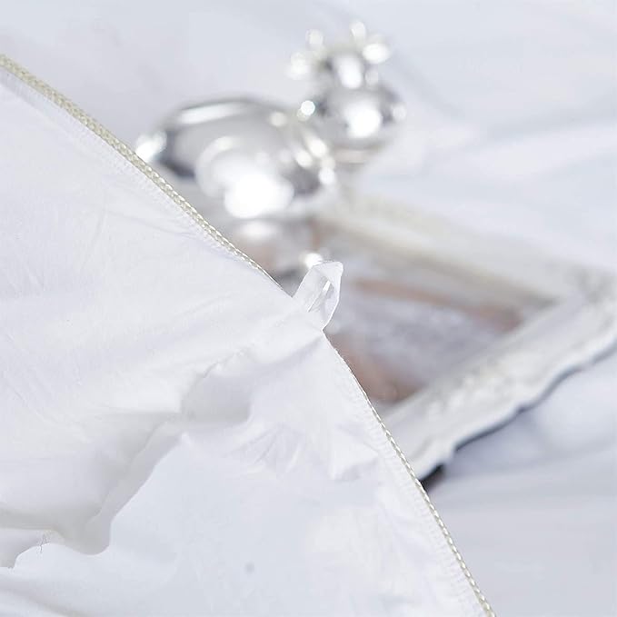 Luxurious All-Season Luxury Siberian Goose Down Comforter Duvet Insert 1200 Thread Count 100% Egyptian Cotton Down Feather Comforter (California King, White Solid)