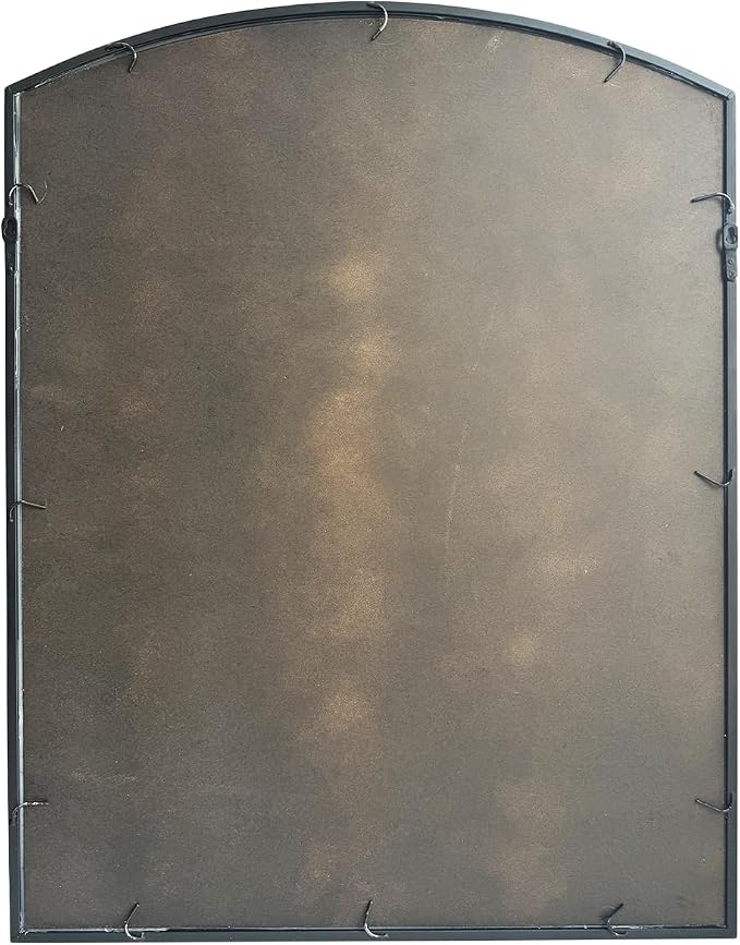WAMIRRO Black Window Pane Mirror,Farmhouse Arched Grid Mirrors for Fireplace/Entryway/Hallway/Living Room 28"X36" - Image 4