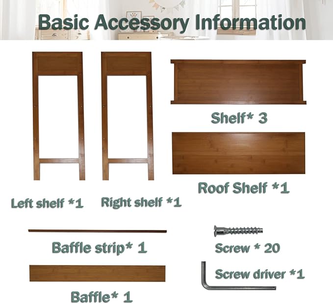 latifolia Bamboo Shoe Rack, 4-Tier Shoe Rack Organizer for Entryway, Living Room(Nature, 31.4''L) - Image 7