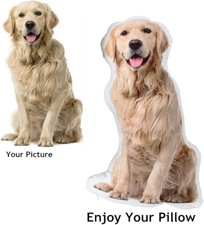 Picture Pillow Custom Pet Pillow Dog Pillows Gift, 1 Count (Pack of 1)