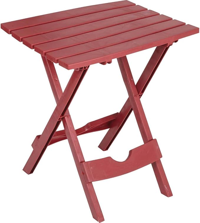 Adams Manufacturing 8510-95-3700 Quick-Fold Side Table, Merlot - Image 4
