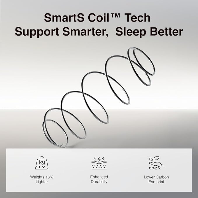 Novilla California King Mattress, 14 Inch CLK Mattresses in a Box with Smarts™ Pocket Coil for Pressure Relief, Medium Plush Foam and Spring Hybrid Colchones with CertiPUR-US Certified