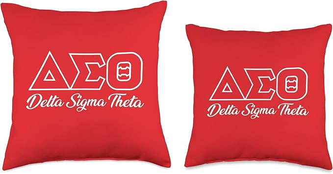 Delta Sigma Theta Sorority Paraphernalia, Delta 1913 HBCU Throw Pillow