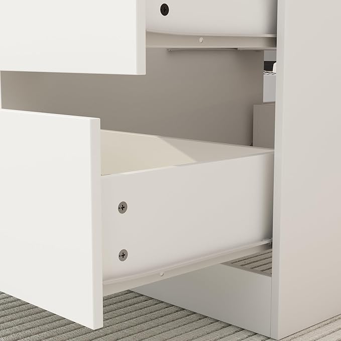 Armoire Bedroom Island Wardrobe Closet Island with 9 Drawers & Glass Tabletop, Islands Dresser with Bench, Closet Islands for Bedroom Cloakroom White (47.2”W x 27.5”D x 31.5”H)