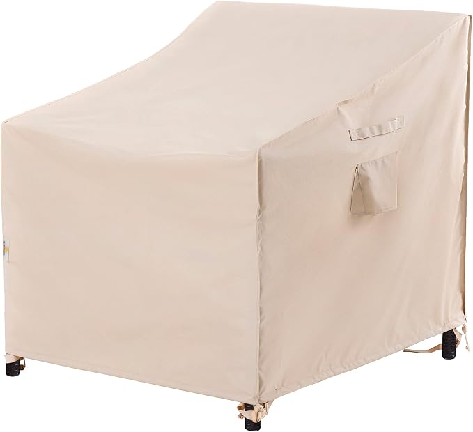 F&J Outdoors Waterproof UV Resistant Patio Deep Seat Lounge Chair Dining Chair Cover, 35" W x 39" D x 36" H by FJOutdoors