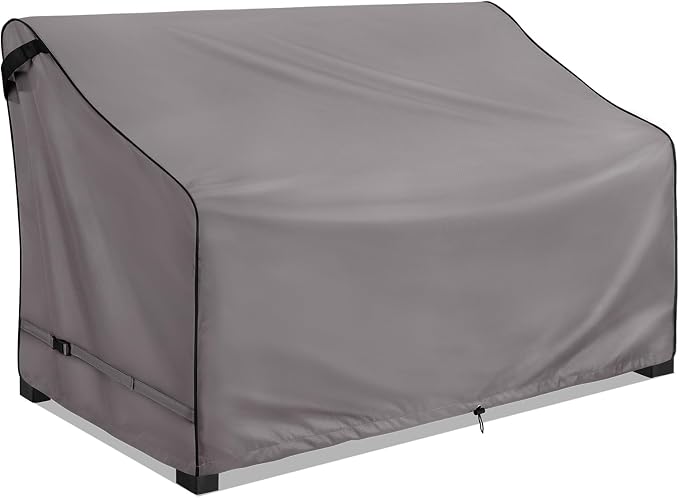 KylinLucky Waterproof Patio Loveseat Covers 78W x 33D x 33H inches,2-Seater Heavy Duty Outdoor Furniture Sofa Cover Cloudy Grey by KylinLuckyOutdoorFurnitureCovers