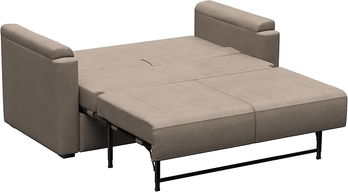 Thomas Payne Signature Heritage Series 62" Driftwood RV Clickback Sleeper Sofa with Automatic, Adjustable Fold-Out Legs, Four Reclining Positions, Easy Transition - 2024044222