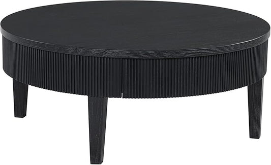 Signature Design by Ashley Marstream Modern Coffee Table with 4 Legs, Black