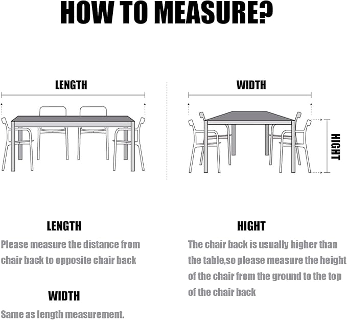 LCOGD Patio Furniture Cover,Outdoor Furniture Covers Waterproof General Purpose, Outdoor Sofa Sets Covers Heavy Duty Windproof Anti-UV 110”Lx78”Wx30”H… - Image 8