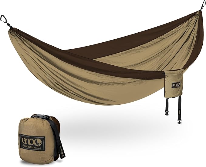ENO, Eagles Nest Outfitters DoubleNest Lightweight Camping Hammock, 1 to 2 Person, Special Edition Colors, ATC by EaglesNestOutfitters