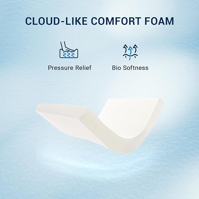 Avenco 14 Inch Queen Mattress in a Box, Medium Firm Hybrid Mattresses with Smarts™ Coil for Motion Isolation, Strong Edge Support, CertiPUR-US Certified