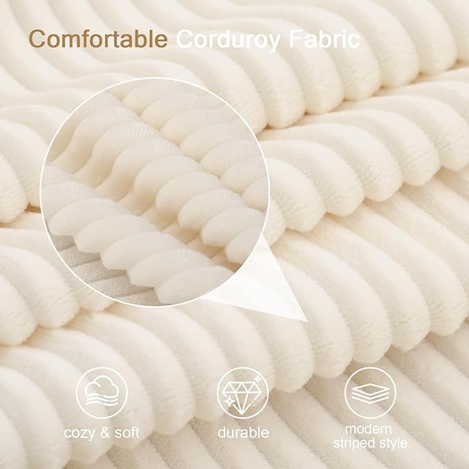 MeMoreCool Boneless Folding Queen Sofa Bed – Corduroy Convertible Futon Sleeper Couch with Foam Core & Pillow, Washable Cover, Space-Saving Floor Sofa for Living Room, Guest Bedroom, Apartment