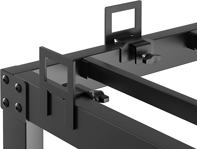 QEROMY Non-Slip Mattress-Gaskets, Mattress-Slide-Stopper, Mattress-Holder for Metal Bed Frame, Wide Adaptability & Adjustable Size, 6 PCS, Black