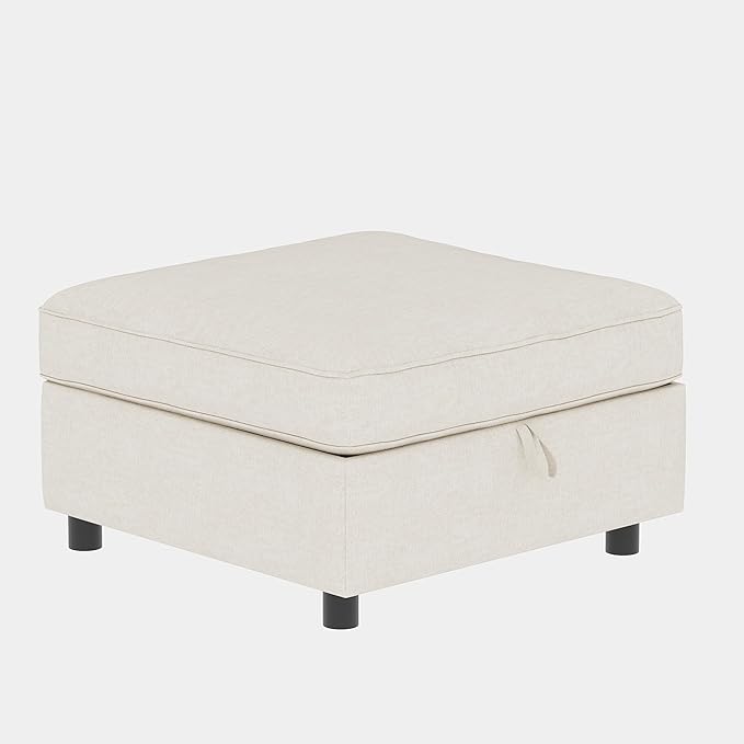 Oversized 8 Seater Modular Storage Sectional Sofa Customizable Seating Group Sofa&Couch Convertible Sleeper Sofabed W/Movable Ottoman & Seat, U-Shaped Chenille Upholstered Sofa Couch for Living Room
