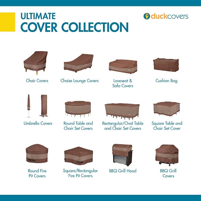DUCKCOVERS Ultimate Waterproof 58 Inch Deep Loveseat Cover, Patio Furniture Covers - Image 12