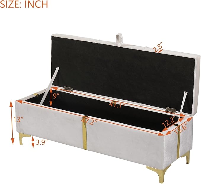 2 Piece Queen Size Bedroom Sets with Ottoman Hydraulic Storage Bed Frame with Headbaord and Storage Bench - Beige