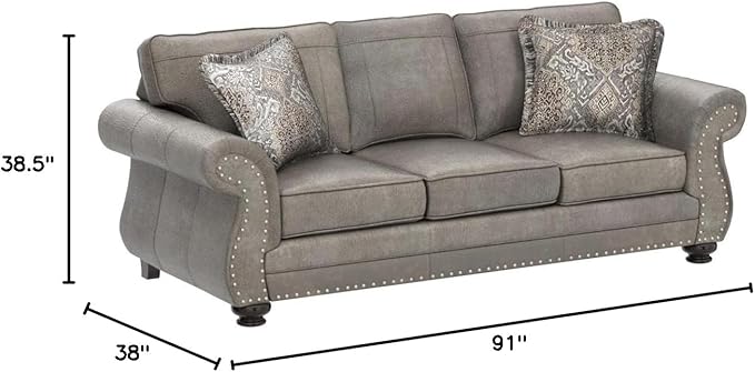 Roundhill Furniture Leinster Sofas, Gray