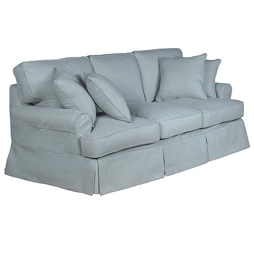 Sunset Trading Horizon Sofa, Configurable, Aqua Blue