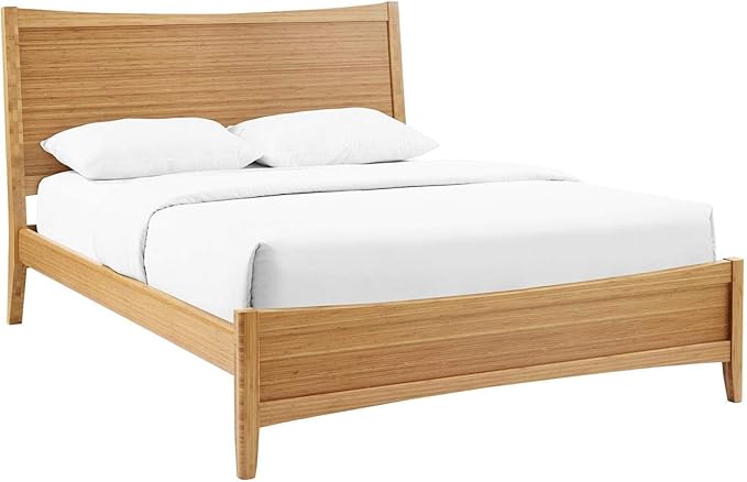 Greenington Willow 3-Piece Bamboo Bedroom Set - Modern Platform Bed with Nightstands (King Bed)