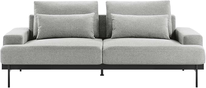 Modway EEI-6214-LGR Proximity Upholstered Fabric Sofa, Light Gray
