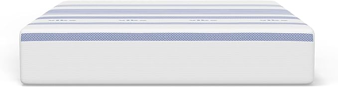 Vibe 12-Inch Gel Memory Foam Mattress - Cooling Gel - Pressure-Relieving Support - Medium-Firm Feel - CertiPUR-US Certified - Bed-in-a-Box - California King Size