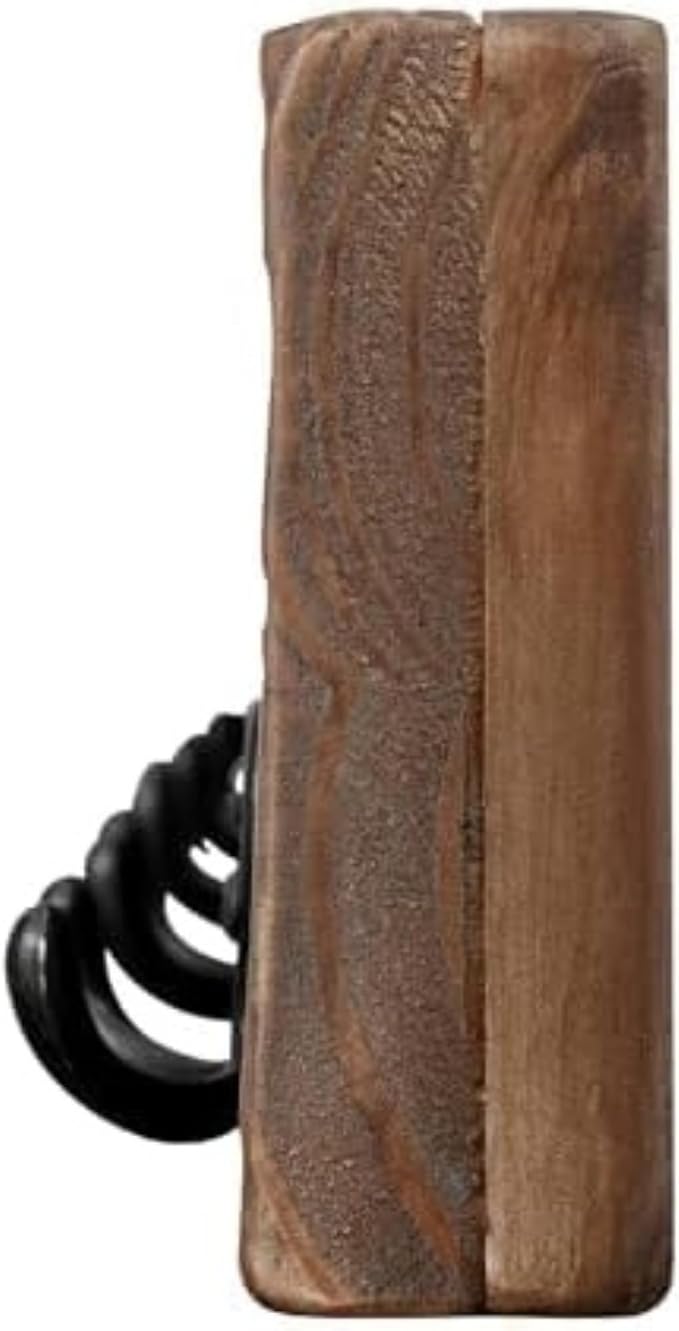 Alaterre Furniture Pomona Entryway Coat Hook – Modern Rustic 48-Inch Wall Mounted Coat Rack with 6 Hooks – Solid Wood and Space Saving for Jackets, Scarves & Bags in Mudroom or Hallway (Rustic Brown) - Image 8