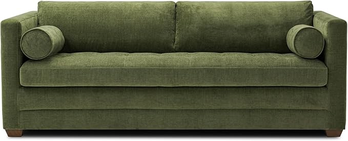 Poly & BARK Napa 82" Pull-Out Sofa Bed – Upholstered Sleeper Sofa with Storage Console and Hidden Mattress – Stylish Sofa Bed for Guest Rooms, Apartments, Living Rooms and More