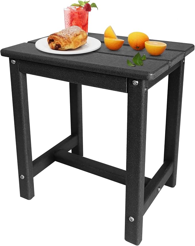 GARDENSTAR Adirondack Square Side Table,one-Tier Outdoor end Table, Patio Side Table for Pool,Porch,Backyard,Relaxing Companion - Image 7