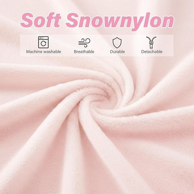 Tiita Convertible Folding Sofa Bed Single Size for Adults with Pillow, Plush Fabric Floor Mattress Couch Bed, Washable Cover & Side Pocket, Guest Room, Dorm, Apartment, Living Room, Pink