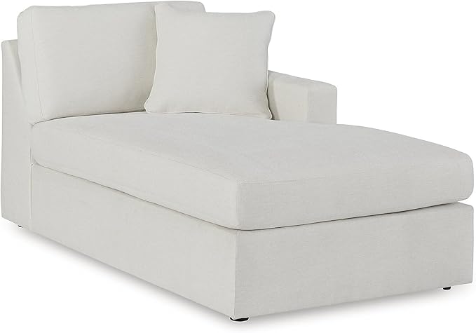 Signature Design by Ashley Casual Modmax Stain Resistant U-Shape Left-Arm Facing 5-Piece Sectional with Chaise and Reversible Cushion, Beige