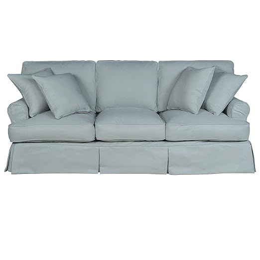 Sunset Trading Horizon Sofa, Configurable, Aqua Blue