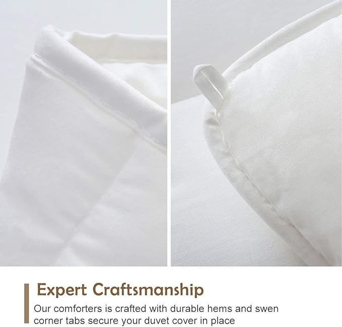 DWR 100% Cotton Lightweight Down Alternative Comforter, Queen (88x88)