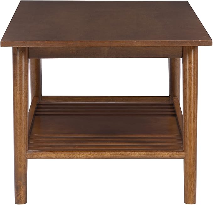 Linon Mid Century Walnut Melissa Coffee Table