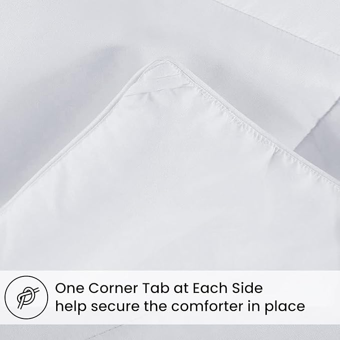 COHOME Quilted Twin/Twin XL Comforter - All-Season Down Alternative Duvet Insert - Luxury Hotel Cooling Pure White Comforter with Anti-Clump Tech & 8 Tabs - Reversible （64"x88"）