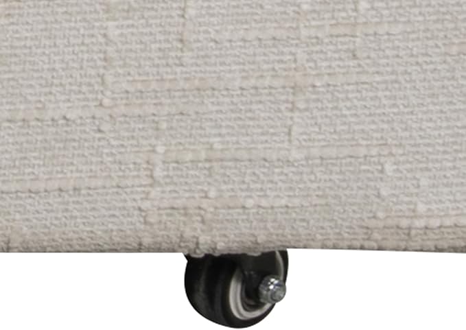 Casaphoria 3 in 1 Sofa Bed with Wheels & USB Port – Convertible Sleeper Sofa L-Shaped Pull-Out Bed for Living Room Apartment 3-Seater Couch in Beige