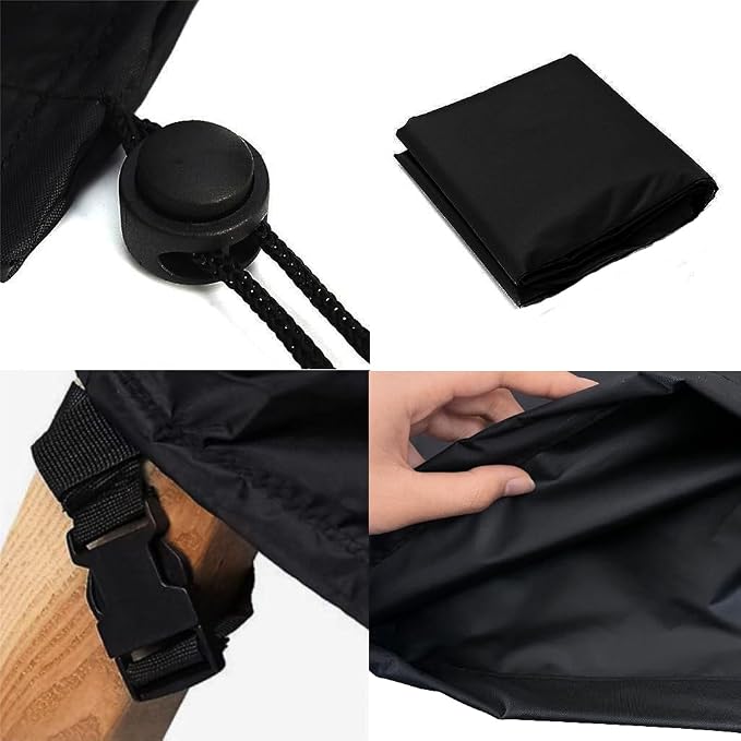 Patio Furniture Covers,Outdoor Furniture Cover Waterproof,Patio Furniture Set Covers for 4 Piece Outdoor Conversation Set,Patio Covers Set X-Large (Black) - Image 6