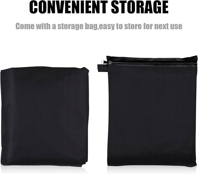 LCOGD Patio Furniture Cover,Outdoor Furniture Covers Waterproof General Purpose, Outdoor Sofa Sets Covers Heavy Duty Windproof Anti-UV118”Lx79”Wx30”H - Image 7