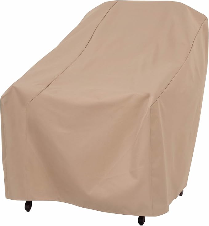 Modern Leisure Basics Patio Chair Cover - Weather-Resistant Fabric - Furniture Protection Perfect for Patio, Deck, and Porch - 33" L x 34" W x 31" H - Khaki, 2023 by ModernLeisure-SafeguardYourLeisureLifestyle