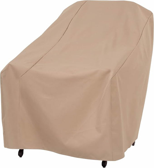 Modern Leisure Basics Patio Chair Cover - Weather-Resistant Fabric - Furniture Protection Perfect for Patio, Deck, and Porch - 33" L x 34" W x 31" H - Khaki, 2023 by ModernLeisure-SafeguardYourLeisureLifestyle