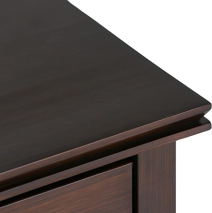 SIMPLIHOME Artisan Solid Wood 24 inch Wide Transitional-Style Bedside Nightstand Tables in Russet Brown for the Living Room and Bedroom (Set of 2) - Image 5